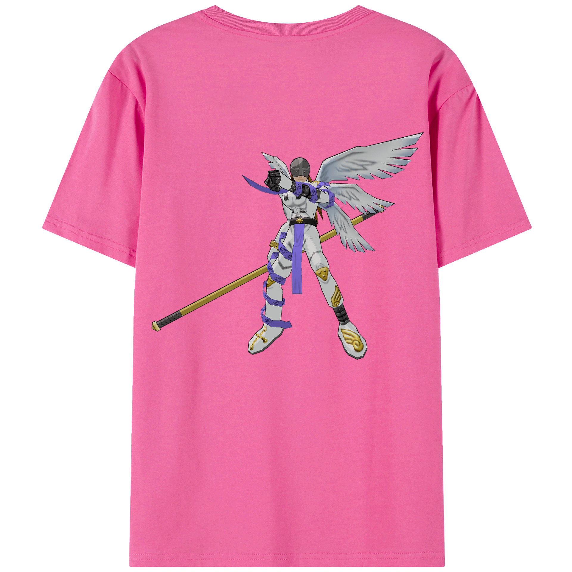 （画像用） Digimon デジタルモンスター/デジモン レディース半袖Tシャツ(バックプリント)